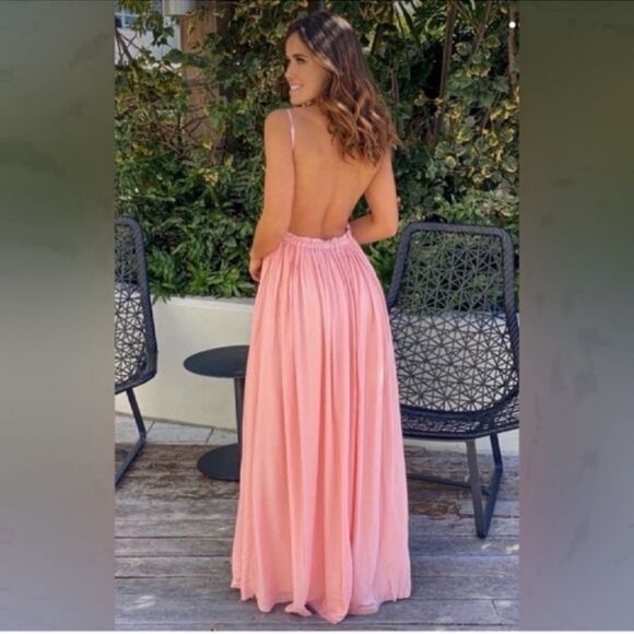 Pink Lily Dresses & Skirts - NWT ONCE IN A LIFETIME PINK MAXI DRESSE Size Small